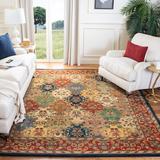 Red 144 x 0.5 in Area Rug - Astoria Grand Costilla Oriental Handmade Tufted Wool Area Rug Wool | 144 W x 0.5 D in | Wayfair