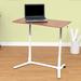 Inbox Zero Crandell Height Adjustable Standing Desk Wood/Metal in White | 37.5 W x 20.5 D in | Wayfair 51231
