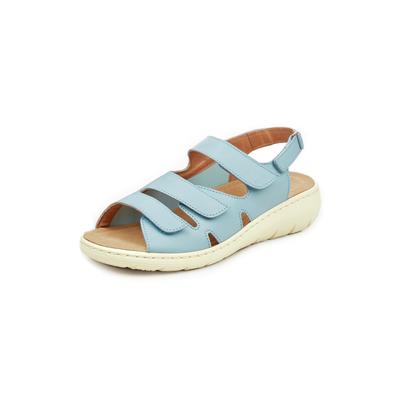 Avena Damen Sandalen Blau einfarbig