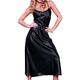 DKaren-Nachtwäsche Damen Negligee aus Satin H43 (XS-XXL) (M, ROT)