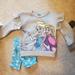 Disney Matching Sets | Disney Frozen Sweatshirt Pants Set | Color: Blue/Gray | Size: 4tg