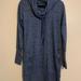 Athleta Dresses | Athleta Heathered Blue Sweater Dress Cowl Neck | Color: Blue/Gray | Size: S