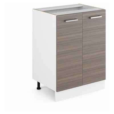 Küchenunterschrank R-Line, Grau, 60 cm ohne Arbeitsplatte Vicco Image