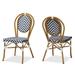 Alaire Classic French Stackable Bamboo Bistro Dining Chair (Set of 2)
