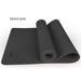 Shengshi Yoga Mat-Classic1/4 And1/2Inch Yoga Mat Thickened Non Slip Fitness Exercise Mat With Carrying Strap And Net Bag-Workout Mat Gray 183*61*0.6cm