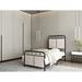 17 Stories Andwele Twin Size Linen Platform Metal Bed Frame w/ Fabric Headboard & Footboard Upholstered/Metal | Wayfair