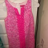 Lilly Pulitzer Dresses | Lily Pulitzer Pink Dress | Color: Pink/White | Size: Lg