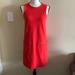 Madewell Dresses | Madewell Sleeveless Zip Shift Dress | Color: Red | Size: Xs