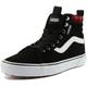 Vans Men's Filmore Hi VansGuard Sneaker, (Suede) Black/red Plaid, 7 UK