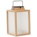 Tradition 15 1/2" High Teak Wood LED Solar Outdoor Lantern