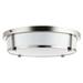 Latitude Run® 18- In. LED, Dimmable, ETL Listed, Round Double Band Fixture, CCT Color Tunable, 3000K, 4000K, 5000K /Acrylic in Gray/White | Wayfair