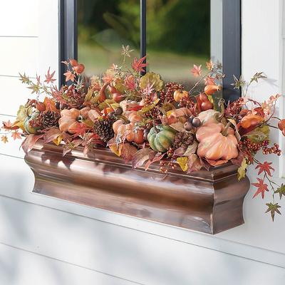 Harvest Pumpkin Window Box Filler - Grandin Road