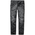 Mey & Edlich Herren Jeans Hose Regular Tapered Grau einfarbig