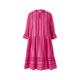 Webkleid mit Ikat-Muster, pink