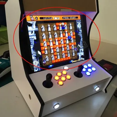 Moniteur de jeu d'arcade avec écran LCD armoires JAMMA machines à monter soi-même CGA VGA HDMI