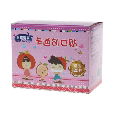 1 boîte de Bandages adhésifs imperméables pour enfants bande dessinée anti-poussière premiers