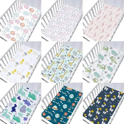 Drap CPull extensible 100% microcarence pour bébé drap pour garçons et filles drap tissé universel