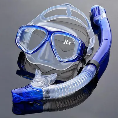 Ensemble d'équipement de plongée optique pour myopie masque de plongée à dessus sec différentes