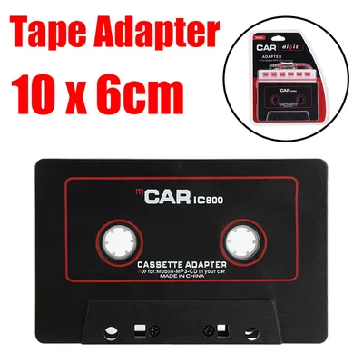 Adaptateur universel de bande Audio 110cm prise Jack 3.5mm noir adaptateur de Cassette Audio