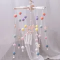 Hochets de bébé CPull Bell Toys Mobile Perles en bois Troie Vent Tendance Chambre d'enfant