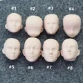 Pièces de tête de poupée accessoires sans maquillage tête de poupée femme/homme pour pratiquer