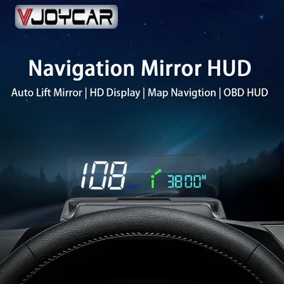 HUD de navigation V193.car affichage du miroir à levage automatique budgétaire de vitesse RPM