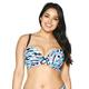 Curvy Kate Miami Heat Moulded Plunge Bikini Print Mix 36DD