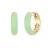 Kate Spade Jewelry | Kate Spade Candy Drops Enamel Huggie Hoop Earrings In Mint Green | Color: Gold/Green | Size: Os