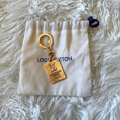 Louis Vuitton Accessories | Authentic Vintage Louis Vuitton Keychain | Color: Gold | Size: See Photos