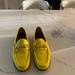 Gucci Shoes | Gucci Brixton Patent Leather Loafers Size 9 | Color: Yellow | Size: 9