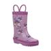 Laura Ashley Pink Rainbow Hearts Stars Rain Boots Little Girls.