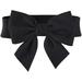 Women Wide Stretchy Vintage Dress Belt Bowknot Elastic Waist Cinch Belt