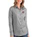 Ohio State Buckeyes Antigua Women's Structure Button-Up Long Sleeve Shirt - Black/White