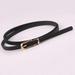 ASCZOV Women Belt PU Leather Casual Clothes Accessories Pin Buckle Adjsutable All Match