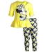 Disney Minnie Mouse Baby Girls T-Shirt Legging Set Yellow Long-sleeve 18 Months