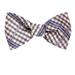 Men's Charcoal Gray Silver Silk Self Tie Bowtie Tie Yourself Bow Ties