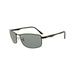 Ray-Ban Men's Polarized RB3498 RB3498-006/81-64 Black Square Sunglasses