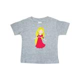 Inktastic Cute Princess, Blonde Hair, Princess In Red Dress Infant T-Shirt Female
