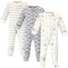 Touched by Nature Baby Boy Organic Sleep 'N Play, 3-Pack