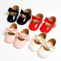 Baozhu Infant Toddler Baby Girl's Soft Sole Anti-Slip Casual Shoes PU Leather Bowknot Princess Shoes (0-18 Months)