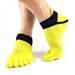 Men Sports Socks Slip Non Pilates 5 Toe Socks With Full Grips Socks Exercise Comfortable Breathable Cotton Toe Socks