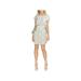 Vince Camuto Womens Ethereal Dawn Crepe Floral Party Dress