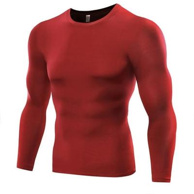 Storm Men's Fight Performance Bowling Shirt Long Sleeve Heather Red 
