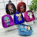 SUNSIOM Kids Childrens Toddlers Character Backpack Rucksack Lunch School Bag Sequin Hot