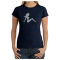 LA Pop Art Women's Word Art T-Shirt - MUDFLAP GIRL