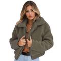 Fashion Women Winter Fleece Coat Cashmere Loose Thick Warm Cardigan Jacket Outerwear Overcoat