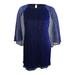 Calvin Klein Women's Petite Cape Shift Dress