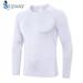 CUTELOVE Quick-drying Fitness Long Sleeve Men's Tshirt Stretch Tight Sports Running Training Suit Breathable Sweat-wicking T-shirt Top