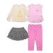 Nannette Girls' Mix and Match Set, 4-Piece Outfit Set (Little Girls)