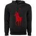 Polo RL Men's Double Tech Suede Big Pony Logo Pullover Hoodie